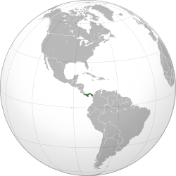 Panama kotus kaardi pääl