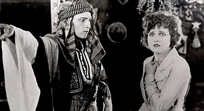 Le Cheik (1921) film de George Melford avec Rudolph Valentino et Agnes Ayres.