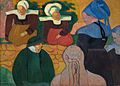 امیل برنار, Breton Women at a Wall