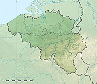 Location map/data/Belgium/ලේඛය is located in Belgium