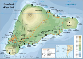Kaart van Isla de Pascua