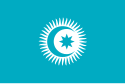 the Organization of Turkic States بایراغی