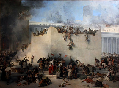 Франческо Айец. Падіння Єрусалимського храму