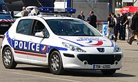 Viatura da Polícia Nacional, com a caracterização de 2007