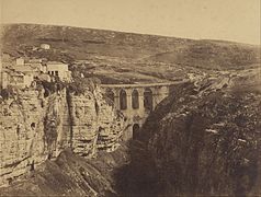 Brêge El-Kantara, earste foto, 1856 troch John Beasley Greene