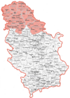 Mapa Vojvodine