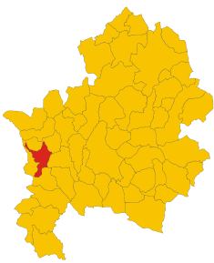 Localizarea Scapoli în Provincia Isernia