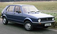 Golf I (Typ 17) (1974–1983, in Südafrika als VW Citi Golf noch bis 2009 gebaut; Cabrio: 1979–1993)