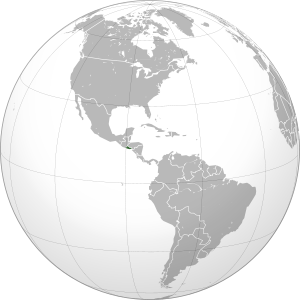 Сальвадор на карте