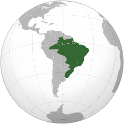 Бразилії: історичні кордони на карті
