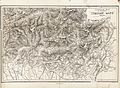 Vergletscherung am Rheinwaldhorn, Karte aus dem Jahr 1875