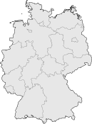 Deitschlandkartn, Position vo Erlanga Erlangen heavoghom