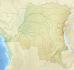 Location of Lake Tumba in Democratic Republic of the Congo.