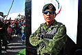 Mexican soldier in sunglasses