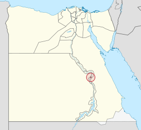 Kart over Luxor