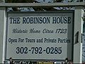 Robinson House Sign on Naamans Road, Claymont, DE