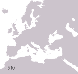 Lãnh thổ của nền văn minh La Mã:   Cộng hòa La Mã   Đế quốc La Mã   Đế quốc Tây La Mã   Đế quốc Đông La Mã