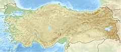 アララト山の位置（トルコ内）