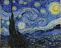 La noche estrellada es un óleo sobre lienzo realizado en 1889 por el pintor posimpresionista Vincent van Gogh. Desde 1941 forma parte de la colección permanente del Museo de Arte Moderno de Nueva York (MoMA). Por Vincent van Gogh.