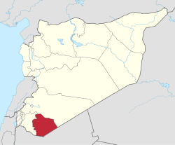 Die Lage der Provinz in Syrien