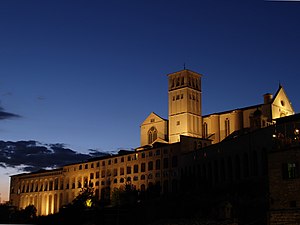 Basilica di San Francesco ad Assisi - Tramonto