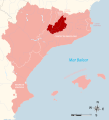 Els comtats catalans a la mort de Ramon Berenguer III (1131). Andorra dins el comtat