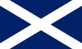 St. Andrew's saltire with an incorrect colour