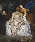 Édouard Manet, Le Christ mort et les anges, 1864