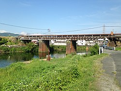 三池鉄道諏訪川橋りょう
