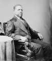 Hiram Rhodes Revels, premier Afro-Américain élu au Sénat et à siéger au Congrès en 1870.