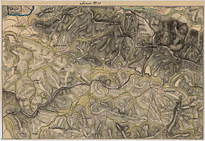 Rebrișoara în Harta Iosefină a Transilvaniei, 1769-73