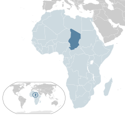 Location of Chad