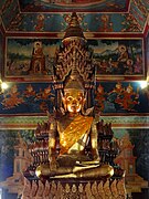 Buddha statue at Wat Phnom Vihara.