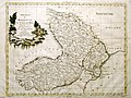 Il-Prinċipalitajiet tal-Moldavia u l-Valakija fl-1782, mappa Taljana ta' G. Pittori, mill-ġeografiku Giovanni Antonio Rizzi Zannoni