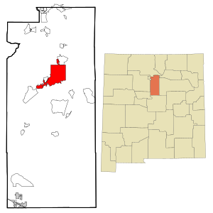 Lokasi Santa Fe County, New Mexico