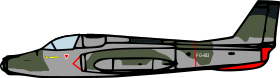 Рисунок Ј-21 Јастреб ВВС Заира. Подобный использовался «Белым легионом».