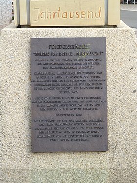 1999 plaque