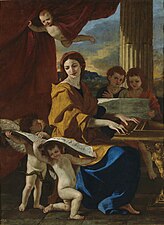 Santa Cecilia, hacia 1627-1628, óleo sobre lienzo, 118 × 88 cm, Museo del Prado, Madrid
