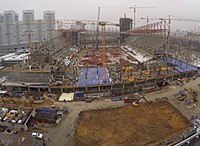 Construcción en octubre de 2015