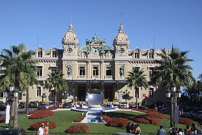 Поглед на Монте Карло казино, Монако