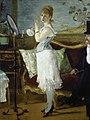 『ナナ（英語版）』1877年。油彩、キャンバス、154 × 115 cm。ハンブルク美術館。同年サロン落選[126]。
