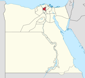 Kart over Al Gharbīyah