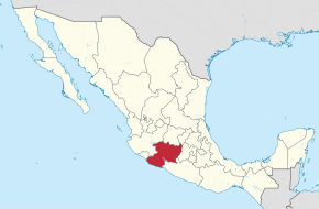 Kart over Michoacán