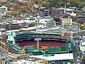 View of Fenway Park from the Prudential Center observtion deck