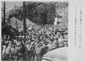 American and Filipino soldiers and sailors surrendering to Japanese forces