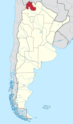 Местоположение в Аржентина