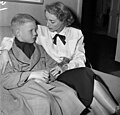 With her son Christopher in 1951.