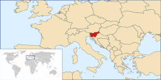 Словенія на карті