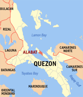 Kaart van Alabat