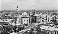 Sultan Hasan's madrasa-mosque after restoration with the Rifai mosque.